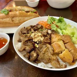 Pork vermicelli bowl