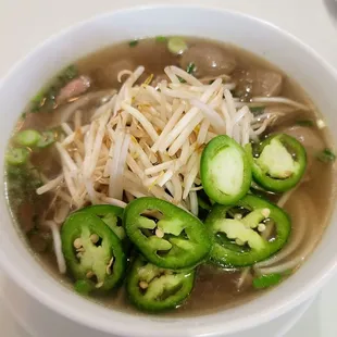 Large Pho with Steak and Meatballs