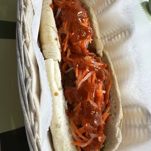 BBQ chicken Banh mi