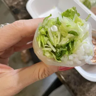 That shrimp spring roll