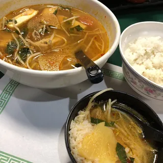 Hot & Sour Soup with Shrimp