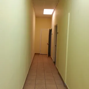 Creepy bathroom hall