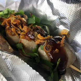 Beef Ball Kebab with Housin Glaze