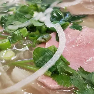 Pho Rare Steak + Tendon