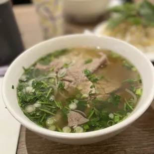 E11 Beef Pho (very little meat)