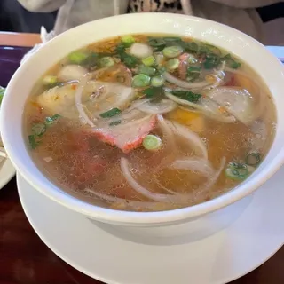 P11. Egg Noodle Soup with Pork and Seafood