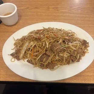 74. Beef Yakisoba Plate