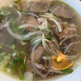 Regular pho with all sorts of meats