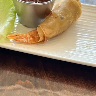 Rocket shrimp roll