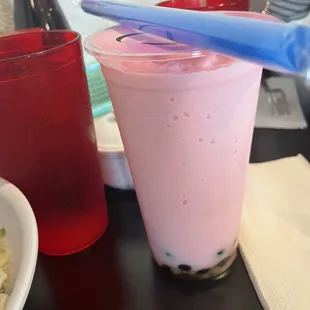 Watermelon Boba