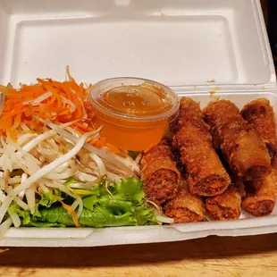Vietnamese Egg Rolls - golden brown and crispy