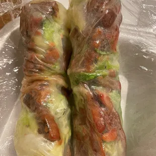 Grilled Pork Spring Rolls (2 Pcs) - These are really good!