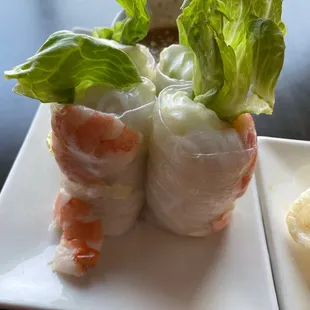 Shrimp spring rolls