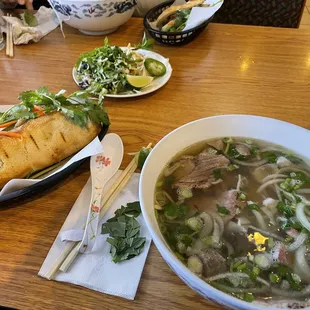 Pork Bahn Mi &amp; Beef Pho