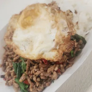 Pork pad kro pao