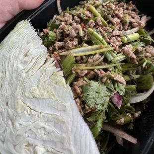 Beef larb! The best in Milwaukee!