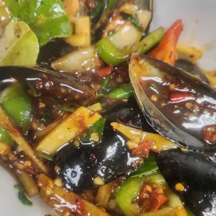 Spicy mussels