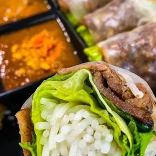 GIÒ Cuôn Thit NƯỚNG (grilled pork spring rolls )