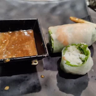 Shrimp salad rolls