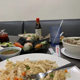 1. Pho 45 Dac Biet 32. Com Chien Bo Hoac Ga Delicious food!!
