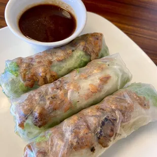 BBQ Pork Summer Rolls Pho