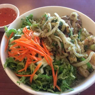 Vermicelli Noodle Shrimp Bowl