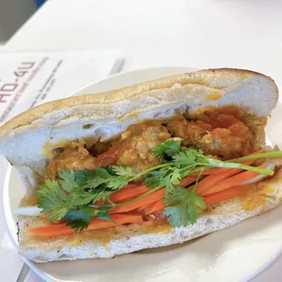 Meatball sandwich