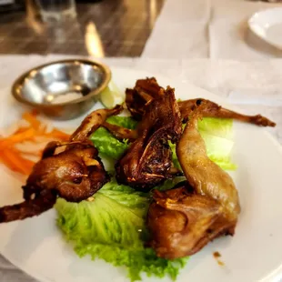 chicken wings and fried chicken, food