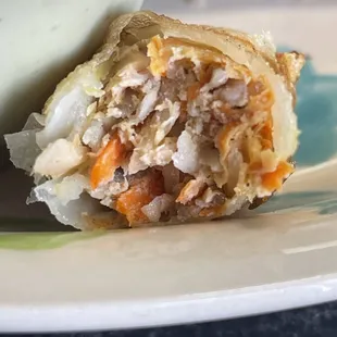 Inside of egg roll