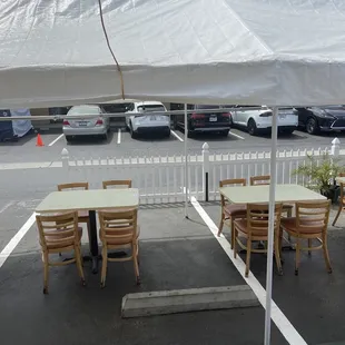 Outside patio
