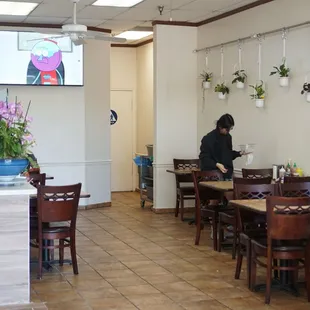 inside restaurant