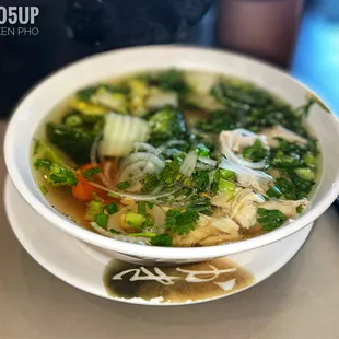 Son ordered the Chicken Pho