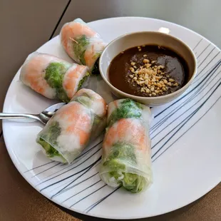 Shrimp Pork and Summer Rolls