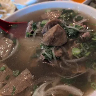 Meatball pho