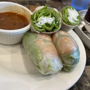 A2. Spring Rolls with Shrimp &amp; Pork