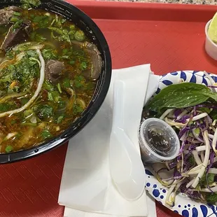 Bún Bò Huế (spicy lemongrass beef noodle)