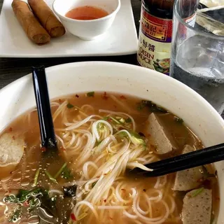 Beef Noodle Soup with Meatball