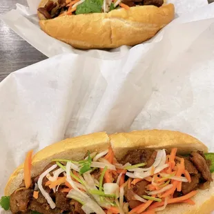 BBQ pork banh mi