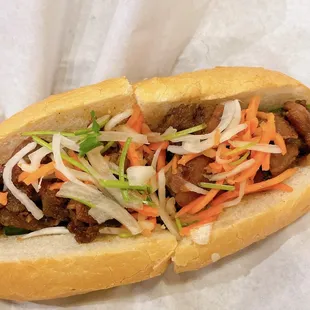 BBQ pork banh mi