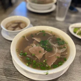 Rare steak pho