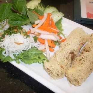 Fried crab rolls (or something). $3.75. Really good!