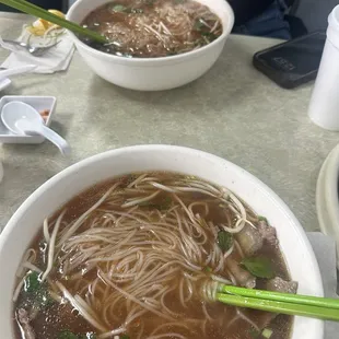 Rare beef pho