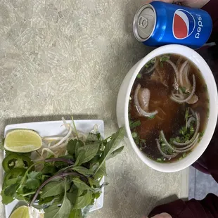 The small soup was huge.