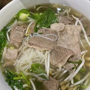 Pho w beef brisket