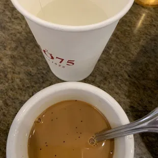 Ca Phe-Special House Vietnamese Coffee. Deeeeelish. Condensed milk too.