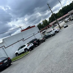 Outside