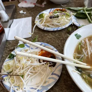 Paper plates &amp; plastic spoons