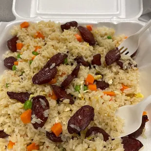 #83 Vietnamese sausage, fried rice