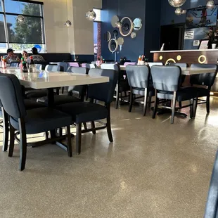 Clean dining room area