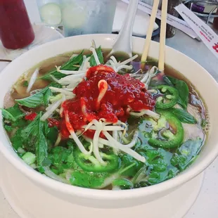 Pho combination all dressed up